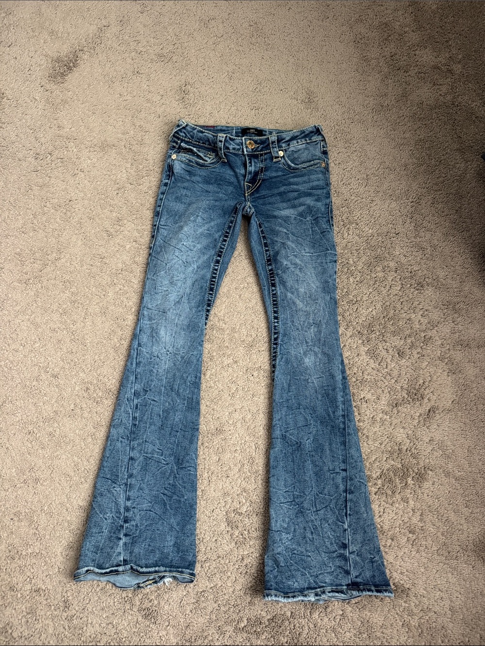 True Religion Jeans- size 24- Joey Low rise flare